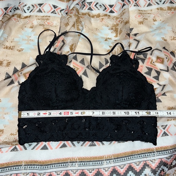 NWOT Wishlist Bralette Charcoal Gray Lace - Picture 7 of 7